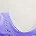 Wuchxiaen Gymnastics Leotards for Girls Set, Three-Piece Leotard with Shorts Hairband, Gradient Dance Unitards Biketards Outfit (Deep Purple, Tag 8A(7-8 Years))
