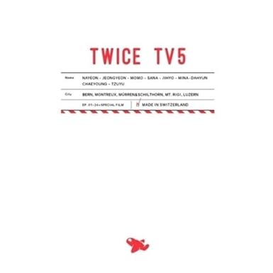 Jyp Entertainment Twice Twice Tv 5 Twice In Switzerland Dvd 3disc Photobook Postcard Movies Tv Amazon Com