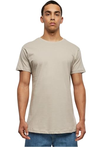 Urban Classics Herren Geformtes langes T-Shirt, Cloud, XS