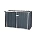 XLLLL Arcon Exterior Impermeable Almacenamiento De Bicicletas Plástico Wheelie Bin Shed Garden Cobertizo De Almacenamiento Al Aire Libre para La Venta Garden Storage Box Steel