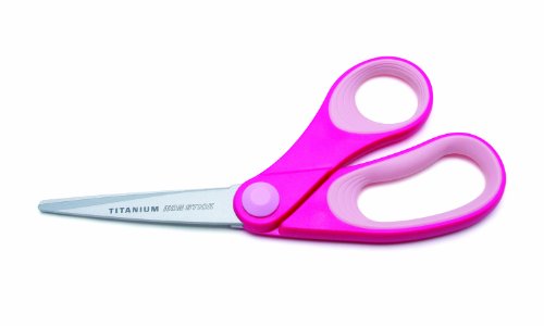 Preisvergleich Produktbild Westcott 15123 Titanium Non Stick Schere, 21 cm, pink
