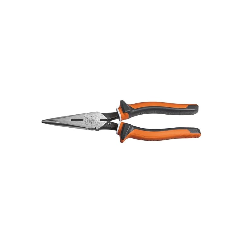 Alicate de Bico Longo com Corte Lateral Isolado KLEIN TOOLS 2038EINS, 20,3 cm