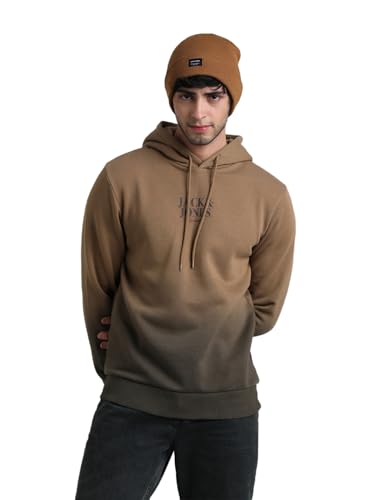 Image of Jack & Jones Men's Cotton Blend Hooded Sweatshirt