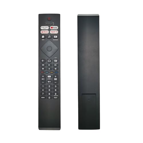 Remplacement telecommande Philips TV pour telecommande Universelle Philips Compatible avec la 32PFS6906/12 55PUS8106/12 65PUS7906/12 70PUS7956/12 75PUS7906/12