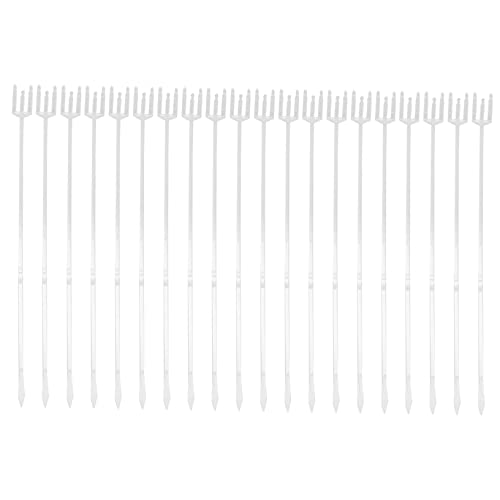 HAWILLOSCH Floral Pick Clips Bouquet Packaging 80pcs Plastic Memo Holders Stem Holders for Flowers Enhance Your