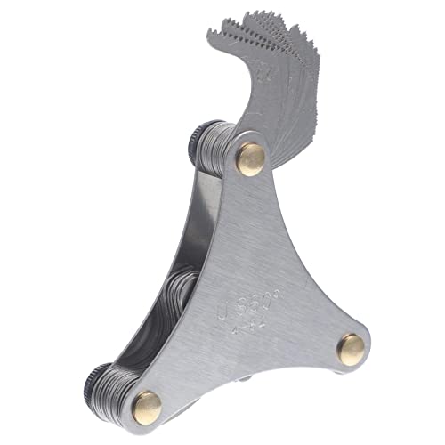 HOMOCONO Elegant Appearance Thread Pitch Gauge Caliper Gauge Stainless Steel Measuring Tool