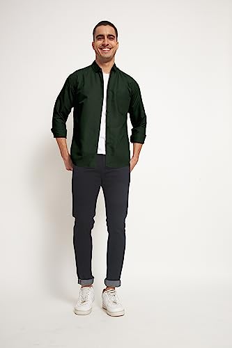 Image of SWADESI STUFF Ragular Fit Full Sleev Solid Casual Regular Fit Shirt For Men