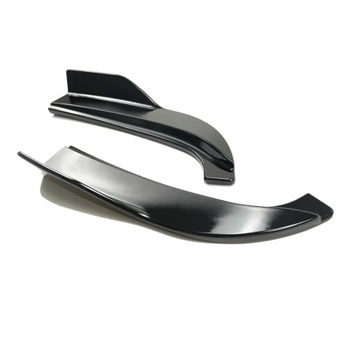 Car Side Skirt Extension Splitter A Pair ，Compatible For Jeep Grand Cherokee SRT/SRT8/Trackhawk 2012-2021 Plate Lip Bumper Winglet Body Kit(Glossy Black Corner)