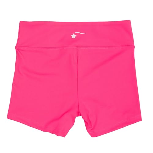 Destira Girls Gymnastic High Waisted Shorts - Compression Athletic Performance Sport Shorts, Girls Sizes2