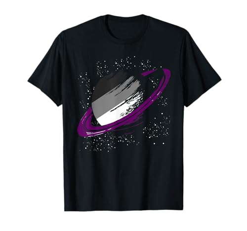 Asexuell Saturn Ace Pride Month Queer LGBTQIA Asexuell T-Shirt