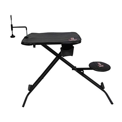X-Stand Treestands The X-Ecutor Folding Shooting Bench Black