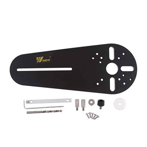 FLAMEER Gabarit de Coupe de cercle Pour Menuiserie Fraises Outils de coupe - C set