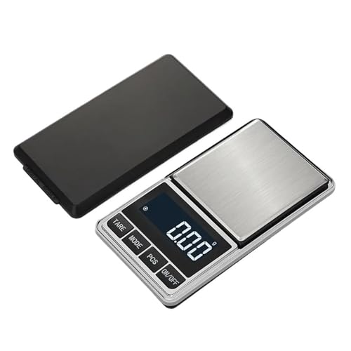 2pcs Auracy Electronic Jewelry Scale, 0.01g Precision Mini Scale for Kitchen & Laboratory, Accurate Digital Weighing Balance for Jewelry, Food, and Gems