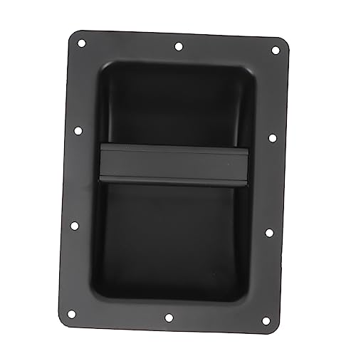 Wakauto Simple Iron Speaker Handle Lightweight and Handle for Easy Carrying for Speaker Cabinets Barn Doors and More Black Design