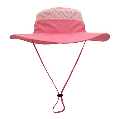 Home Prefer Womens Sun Hat Lightweight Mesh Bucket Hat UPF50+ Wide Brim Sun