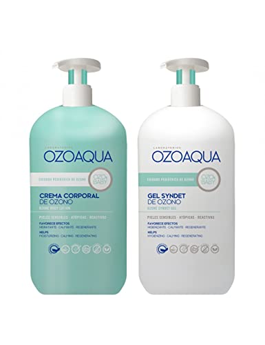PACK OZOBABY CARE | CREMA + GEL DE OZONO PARA BEBÉ | PIELES SENSIBLES, ATÓPICAS O REACTIVAS