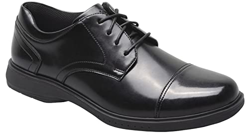 Nunn Bush Men's Pro Cap Toe Oxford with Kore Slip Resistant Comfort Technology2