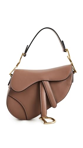 Dior Brown Calfskin Saddle Bag