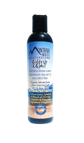 Montana Snow Lotion - Organic Hydrating daily moisturing...