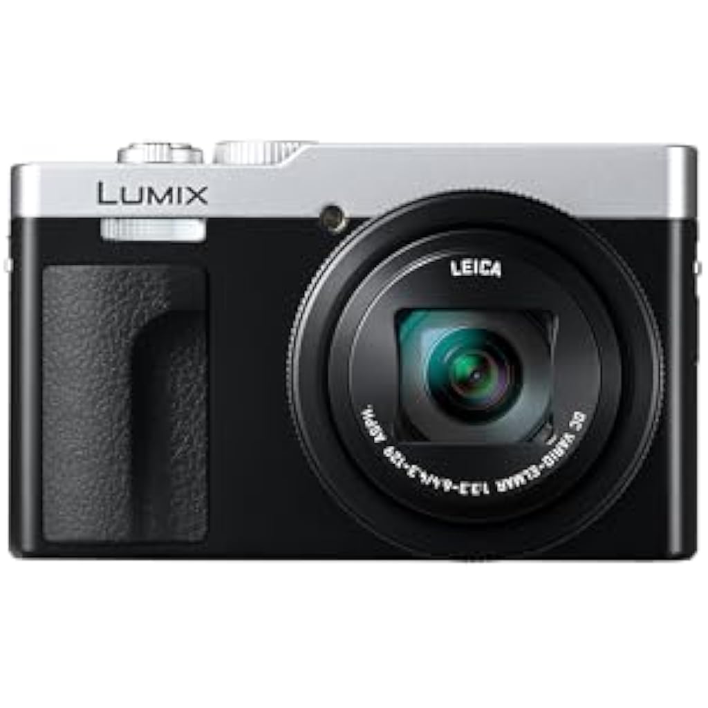 Panasonic LUMIX DC-TZ99E-S Compact Travel Zoom Camera, LEICA DC Lens, 30x Zoom, 20.3MP, 4K 30p Video, Tiltable Monitor, Wi-Fi, Bluetooth, Silver