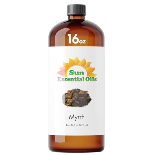 Aceite esencial de Mirra 16 oz para difusor y aromaterapia miniatura 1