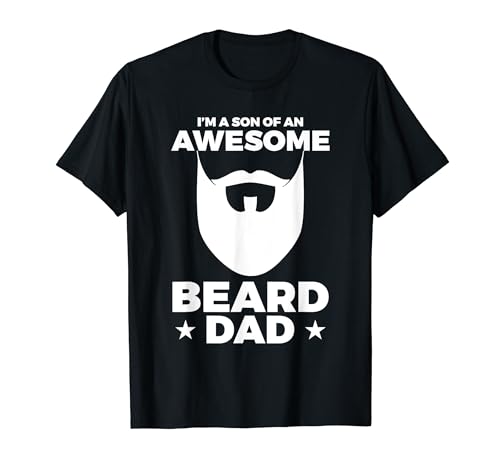 Divertido "Hijo de un padre barbudo" - Barba del hombre Camiseta