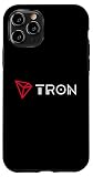 Custodia per iPhone 11 Pro Tron TRX Cryptocurrency Crypto Trader Regalo Logo Bianco