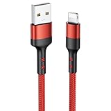 Baileku Cable iPhone 1M Cable Cargador iPhone Carga Rápida [MFi Certificado] Cable Lightning USB Nylon Trenzado Cabo Cargador para iPhone 14 13 12 11 Pro Max Mini XS XR X 8 7 6s 6 Plus SE, iPad