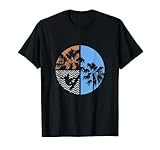 Wakeboard Lifestyle Vintage Design mit Palmen im Logo Style T-Shirt