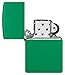 Zippo Grass Green Matte Classic Pocket Lighter
