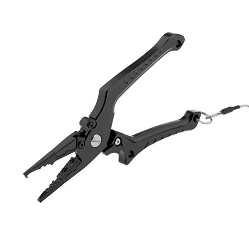 Tongina Alicates de Pesca Liga de alumínio Leve Equipamento de Pesca Alicates Cortadores de Trança,