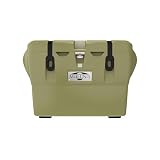 Maluna 40 Quart Desert Tan Hard Cooler | Rotomolded | Insulated Portable Ice Chest Box for Drinks, Beverages, Beach, Camping, Picnic, Hunting, Fishing, Boating | Made in USA