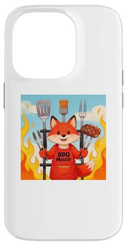 Red Fox Cooking Grill BBQ Funny Gift Red Fox �X�}�z�P�[�X iPhone 14 Pro �p