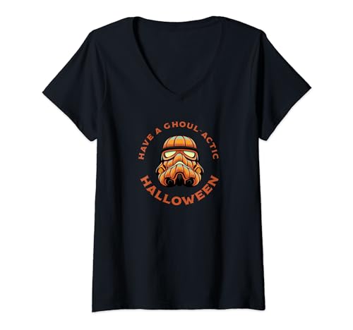 T-shirt Star Wars Stormtrooper femme Halloween vêtement geek col V original