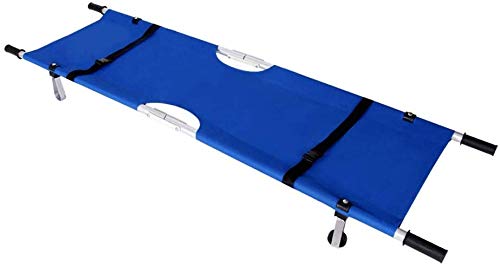 Civière pliable médicale de sauvetage avec 2 roues haute capacité