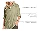 Women's UPF 50 Long Sleeve Sun Protection Shirts Quick Dry Outdoor Fishing Hiking Travel Shirt (5019 Khaki, Large)