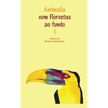 Capa do livro ANIMALIA com Florestas ao fundo I: desenhos de Bárbara Assis Pacheco (Portuguese Edition)