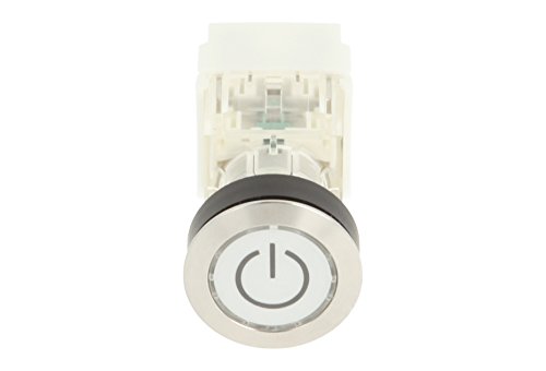 Schlegel 23.000.782 Push Button Stainless Steel, Clear Button Cap, Identification Plate Symbol On/Off - Image 4