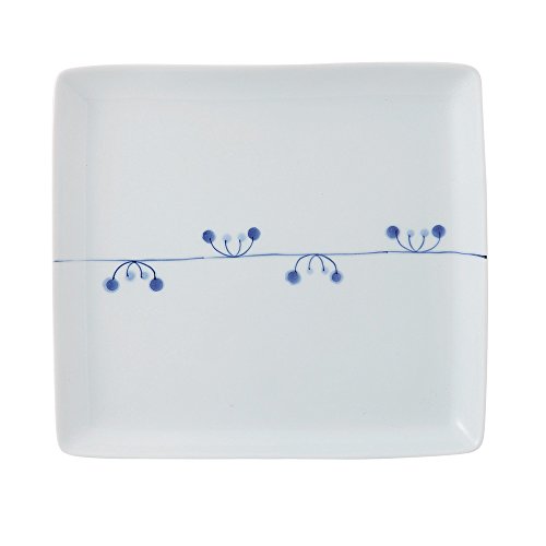 浜陶 リズム 角プレート 09-06