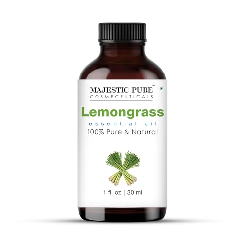 Majestic Pure Lemongrass Essential Oil - 100% Pure Lemongrass Oil