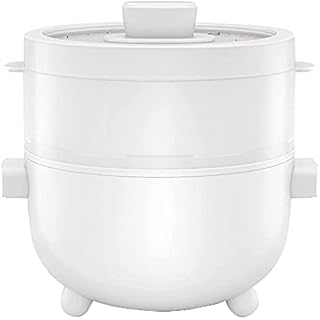 HBOY Electric Hot Pot, Mini Electric Steamer, 2L Rapid Noodles Cooker, Electric Shabu Shabu Hot Pot, Mini Stock Pot, Portable Travel