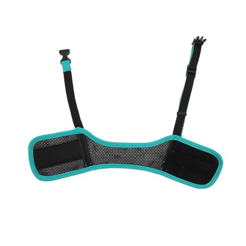 Abaodam Adjustable Breathable Dog Muzzle Printed Biting Muzzle for Chewing Soft Polyester Pet Accessory for Training Outdoor Use and Bark Control