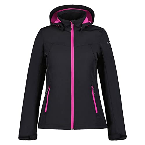 ICEPEAK Brenham Softshell Damen, Schwarz