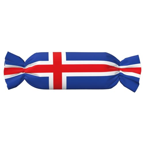 Oreiller cylindrique confortable avec motif Islande