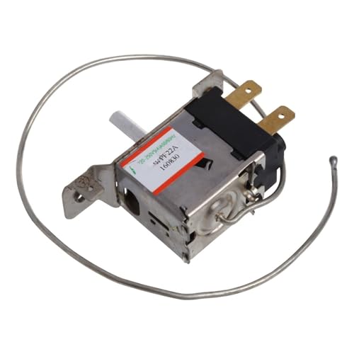 Thermostat de réfrigération for réfrigérateur WPF22A 2 broches AC 220-250V 5(4) A 50/60Hz, accessoires de réfrigérateur, cordon métallique de 30cm,...