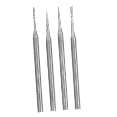 VILLCASE 4 Pz Coltello Da Intaglio Punte Per Utensili Rotanti Graving Tool Kit Strumenti Per Incisione In Metallo Punte Per Incisione In Metallo Duro Strumento Per Incisione Su Legno