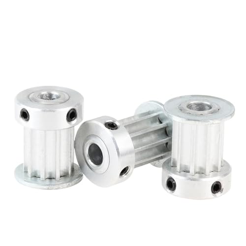 Polea de distribución de 5m con 12 dientes de aluminio y 20mm de ancho