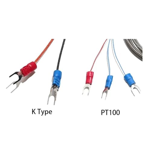 Sensor de termopar tipo K PT100 con rosca NPT G1/2 y sonda ajustable de acero inoxidable 6