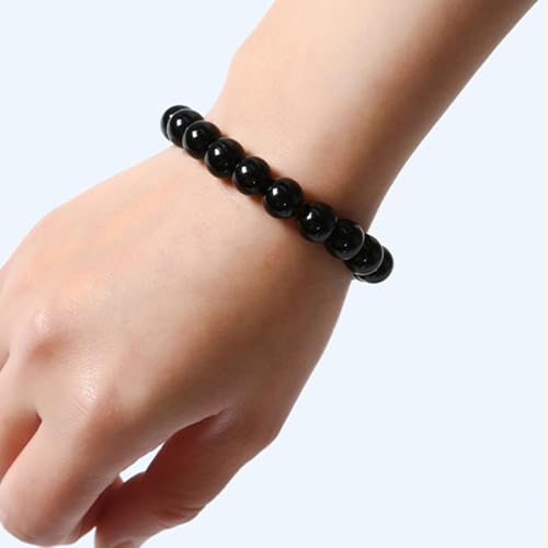 Cuerda elástica para hacer pulseras resistente de 0,8 mm blanca para collares 6