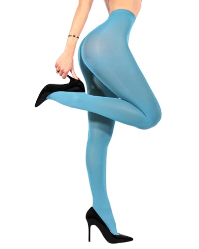 Image of sofsy 10-Year Hosiery Craftsmanship - Italian 40 Den Run Resistant Opaque Tights for Women | High-Waist, Reinforced Toe